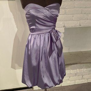 Lavender Purple Short "Bubble" Cocktail/Prom Dress